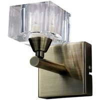 Inspired Mantra - Cuadrax - Wandgeschaltet 1 Licht G9, Antik Messing Inspired Mantra - Cuadrax - Wandgeschaltet 1 Licht G9, Antik Messing von DIYAS