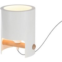 Inspired Mantra - Cube - Tischlampe groß 1x40W, Weißmetall, Holz Inspired Mantra - Cube - Tischlampe groß 1x40W, Weißmetall, Holz von DIYAS