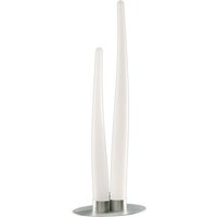 Inspired Mantra Estalacta Tischlampe 2-flammig für den Innenbereich, Silber/Opalweiß Inspired Mantra Estalacta Tischlampe 2-flammig für den Innenbereich, Silber/Opalweiß von DIYAS