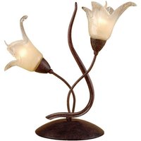 Inspired Mantra Florida Tischlampe 2-flammig E14, Braun/Schwarzoxid Inspired Mantra Florida Tischlampe 2-flammig E14, Braun/Schwarzoxid von DIYAS