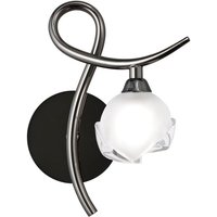 Inspired Mantra Fragma Wandleuchte Rechts 1 Licht G9, Schwarz Chrom Inspired Mantra Fragma Wandleuchte Rechts 1 Licht G9, Schwarz Chrom von DIYAS