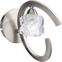 Inspired Mantra Fusion Ice Ice Wandleuchte 1 Licht G9 ECO, satiniertes Nickel Inspired Mantra Fusion Ice Ice Wandleuchte 1 Licht G9 ECO, satiniertes Nickel von DIYAS