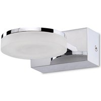 Inspired Mantra Fusion Nimbus Nimbus Wandleuchte, 1 Licht, 5 W, LED, 3000 K, 450 lm, poliertes Chrom/mattiertes Acryl, 3 Jahre Garantie Inspired Mantra Fusion Nimbus Nimbus Wandleuchte, 1 Licht, 5 W, LED, 3000 K, 450 lm, poliertes Chrom/mattiertes Acryl, 3 Jahre Garantie von DIYAS