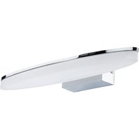 Inspired Mantra Fusion Ola Ola Wandleuchte, 6 W, LED, oval, 3000 K, IP44, 450 lm, poliertes Chrom/mattiertes Acryl, 3 Jahre Garantie von DIYAS