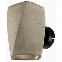 Inspired Mantra - Ghery - Wandleuchte 2 Licht G9, Zement, Matt Schwarz von DIYAS