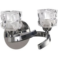 Inspired Mantra - Ice - Wandleuchte Switched 2 Light G9 ECO, Chrom poliert Inspired Mantra - Ice - Wandleuchte Switched 2 Light G9 ECO, Chrom poliert von DIYAS