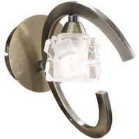 Inspired Mantra - Ice - Wandleuchte geschaltet 1 Licht G9 ECO, Antik Messing Inspired Mantra - Ice - Wandleuchte geschaltet 1 Licht G9 ECO, Antik Messing von DIYAS