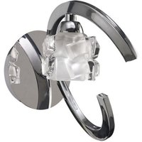 Inspired Mantra - Ice - Wandleuchte geschaltet 1 Licht G9 ECO, Chrom poliert von DIYAS