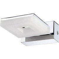 Inspired Mantra Marc Wandleuchte, 1 Licht, 5 W, LED, 3000 K, IP44, 450 lm, poliertes Chrom/mattiertes Acryl, 3 Jahre Garantie von DIYAS