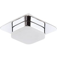 Inspired Mantra Marcel Einbauleuchte, 5 W, LED, quadratisch, 3000 K, IP44, 450 lm, poliertes Chrom/mattiertes Acryl, Ausschnitt: 70 mm, inklusive Inspired Mantra Marcel Einbauleuchte, 5 W, LED, quadratisch, 3000 K, IP44, 450 lm, poliertes Chrom/mattiertes Acryl, Ausschnitt: 70 mm, inklusive von DIYAS