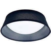 Inspired Mantra - Nordica Plafones - Unterputz-LED LED Zylindrisch 32 cm Schwarz 3000K, 120lm, Weißes Acryl mit Schwarzem Farbton von DIYAS