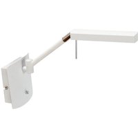 Inspired Mantra - Phuket - Wandleuchte 1 Licht 7W LED 3000K, 600lm, Mattweiß, Chrom poliert Inspired Mantra - Phuket - Wandleuchte 1 Licht 7W LED 3000K, 600lm, Mattweiß, Chrom poliert von DIYAS