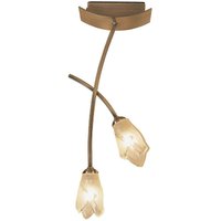 Inspired Mantra Pietra Deckenleuchte 2-flammig G9, Antikmessing Inspired Mantra Pietra Deckenleuchte 2-flammig G9, Antikmessing von DIYAS