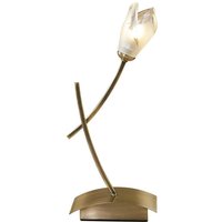 Inspired Mantra Pietra Tischlampe 1 Licht G9, Antikmessing Inspired Mantra Pietra Tischlampe 1 Licht G9, Antikmessing von DIYAS