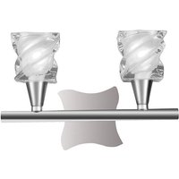 Inspired Mantra Salomon Wandleuchte, 2-flammig, G9, poliertes Chrom Inspired Mantra Salomon Wandleuchte, 2-flammig, G9, poliertes Chrom von DIYAS