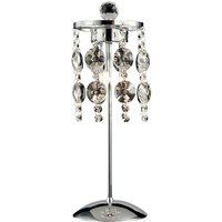 Inspired Nico Tischlampe 3-flammig G4, poliertes Chrom/Kristall, NICHT LED/CFL-kompatibel Inspired Nico Tischlampe 3-flammig G4, poliertes Chrom/Kristall, NICHT LED/CFL-kompatibel von DIYAS