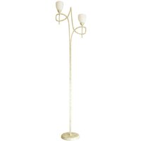 Inspired San Marino Stehleuchte In-Line Switch 2 Licht E14 Creme/Französisch Gold Inspired San Marino Stehleuchte In-Line Switch 2 Licht E14 Creme/Französisch Gold von DIYAS