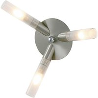 Inspired Sona Deckenleuchte, 3-flammig, G9, satiniertes Chrom Inspired Sona Deckenleuchte, 3-flammig, G9, satiniertes Chrom von DIYAS