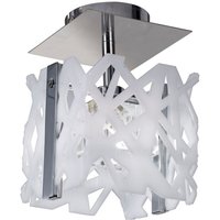 Inspired Tokio Quadratische Decke G9, glänzendes Weiß/poliertes Chrom Inspired Tokio Quadratische Decke G9, glänzendes Weiß/poliertes Chrom von DIYAS