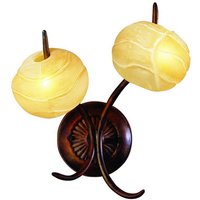 Inspired Wave Wandleuchte 2 Licht G9, Rustikales Gold Inspired Wave Wandleuchte 2 Licht G9, Rustikales Gold von DIYAS