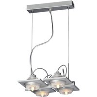 Pendelleuchte 4-flammig G9 Silbergrau Pendelleuchte 4-flammig G9 Silbergrau von DIYAS