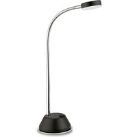 Tobias Tischleuchte, 1 Licht, 3 W LED, 3000 K, 300 lm, mattschwarz/mattiertes Acryl/poliertes Chrom, 3 Jahre Garantie Tobias Tischleuchte, 1 Licht, 3 W LED, 3000 K, 300 lm, mattschwarz/mattiertes Acryl/poliertes Chrom, 3 Jahre Garantie von DIYAS