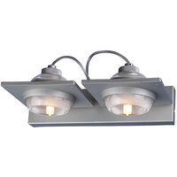 Wandleuchte 2 Licht G9 Silbergrau Wandleuchte 2 Licht G9 Silbergrau von DIYAS