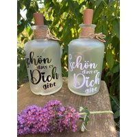 Led Flaschenlicht - Schön, Dass Es Dich Gibt Kleines Geschenk Für Freunde Und Familie Leuchtflasche Geldgeschenk, Hochzeit, Geburtstag von DIYCATbySandra