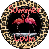 Summer Lovin Kranz Schild, Flamingo Strand, Strandhaus, Natur Tiere, Wandbehang, Schild Und Befestigung von DIYCraftsWithFriends