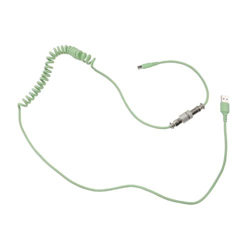 1 Satz USB C Spiralkabel für Mechanische Tastaturen Selbstverriegelnder Hohe Kompatibilität Schnelle Datenübertragung Elegantes Design Ersatz für Defekte Kabel Kabel für Pc Gaming von DIYEAH