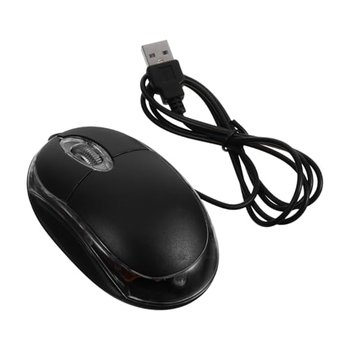 DIYEAH Optische USB- Für Büro Pc Und Desktop-Laptop Mit DPI Auflösung Ergonomischem Design Und Plug Play Funktion Schwarz von DIYEAH
