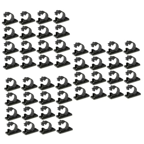 3 Sätze Kabelmanagement Clips Selbstklebende Kabelklemmen Für Netzwerkkabel Lautsprecherkabel Stromkabel Robust Langlebig Für Glatte Oberflächen 25 Stück * 3 von DIYEAH