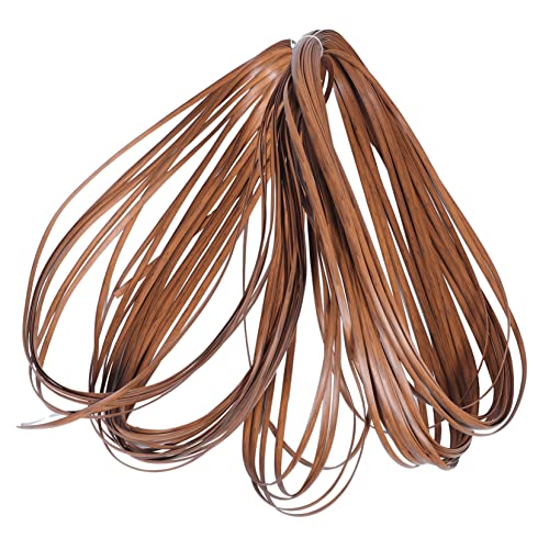 DIYEAH 1rolle Kunststoff Rattan Reparaturmaterial Für Möbel Hochfester Pe Kunststoff Für Rattan Stuhl Tisch Und Sofa Flexibel Und Leicht Zuschneidbar Für Bastelprojekte von DIYEAH
