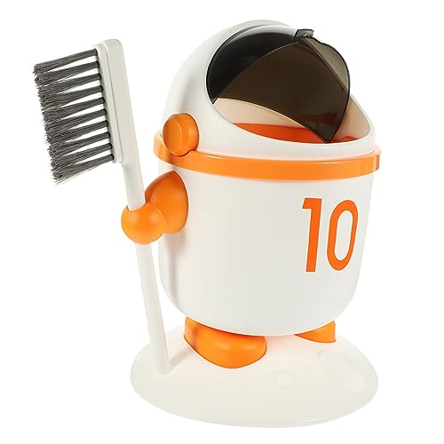DIYEAH 1 Satz Cute Astronaut Mülleimer mit Deckel und Bürste Kleiner Desktop Abfallbehälter für Büro und Schlafzimmer für Ordentliche Tische aus Stabilem Wiederverwendbarem Material DIYEAH 1 Satz Cute Astronaut Mülleimer mit Deckel und Bürste Kleiner Desktop Abfallbehälter für Büro und Schlafzimmer für Ordentliche Tische aus Stabilem Wiederverwendbarem Material von DIYEAH