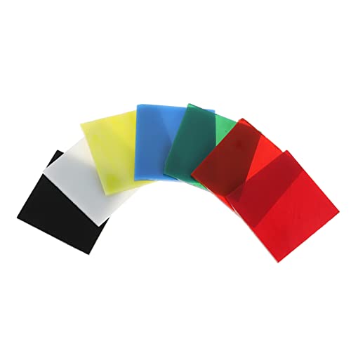 DIYEAH 7 Stück Bunte Quadratische Glasplatten Für Die Mikrowelle Schmuckdekorative Glasplatten von DIYEAH