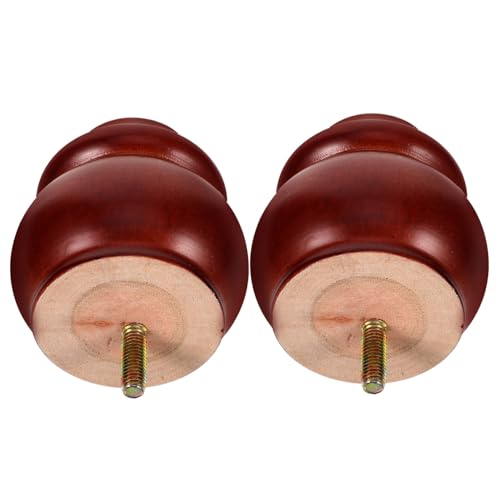 DIYEAH 1 Satz Möbelbeine Tischbein Kurzes Möbelbein Couch Beine Nivellierfüße Für Möbel Steigleitung Kleines Möbelbein Holzmöbelbein Für Schrank Massivholz 2 Stück von DIYEAH