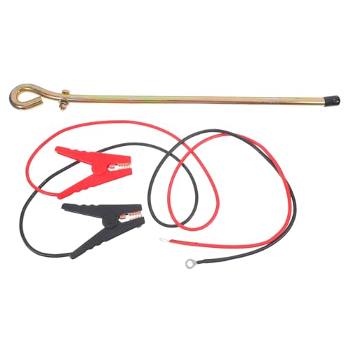 DIYEAH 1 Satz Tragbarer Erdungsstab mit Flexibler Verbindung und Metallclips Erdungsstab Clips für Generator und Camping Zubehör für Notfälle und Outdoor Aktivitäten von DIYEAH