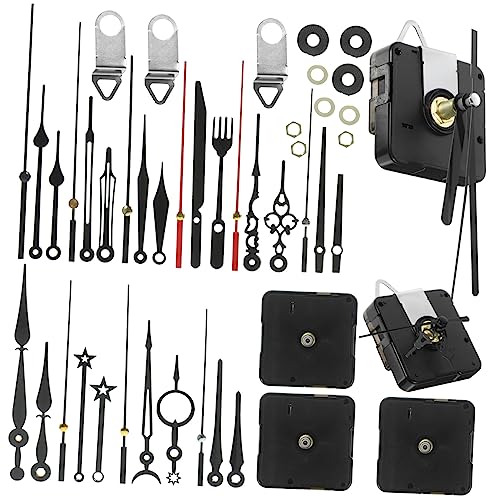 DIYEAH 1 Satz Uhrenzubehör-Set Taktbewegungs -kit Teile des Uhrwerks Bewegungsmechanismus DIY -uhrenmechanismus Uhrwerk Zum Austausch Uhr Ersatzteile Bausatz Uhrwerk Uhr-kit Klein Plastik von DIYEAH