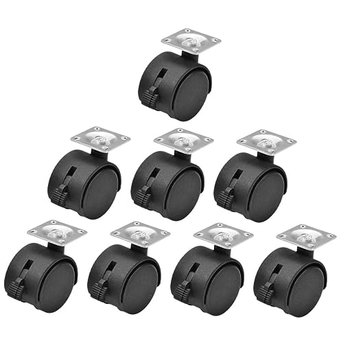 DIYEAH 1 Satz Universalrad Mit Bremsrädern Schwere Bürostuhlrollen Lenkrolle Bürostühle Rollen Für Drahtregale Bürostuhl Ersatzteile Kunststoff Schwarz 8 Stück DIYEAH 1 Satz Universalrad Mit Bremsrädern Schwere Bürostuhlrollen Lenkrolle Bürostühle Rollen Für Drahtregale Bürostuhl Ersatzteile Kunststoff Schwarz 8 Stück von DIYEAH