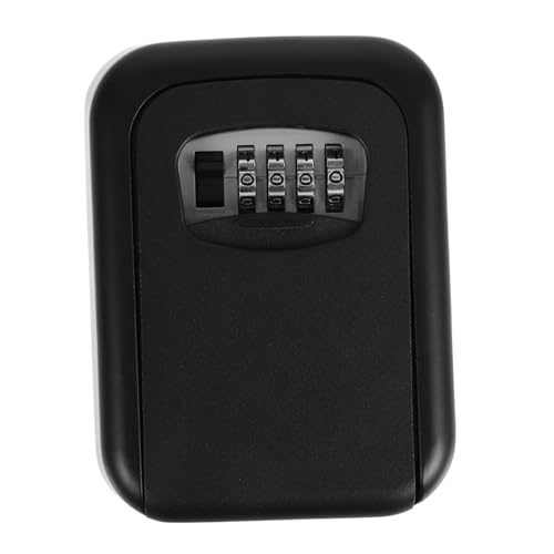 DIYEAH 1 Set Key Safe Outdoor Aluminium Legierung Abs Schwarz Lock Boxen von DIYEAH