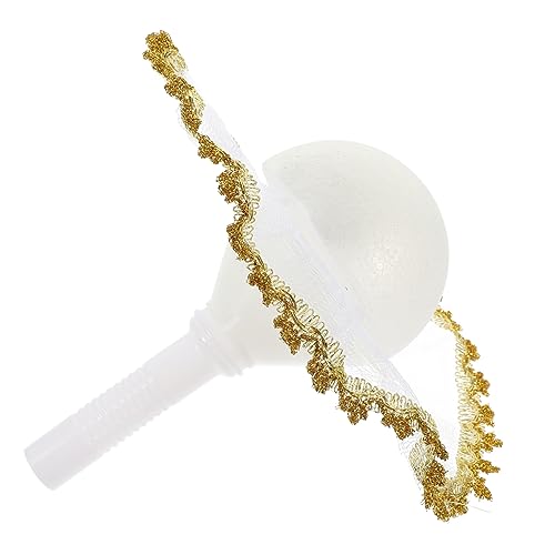 DIYEAH 1 Set Schaumstoff Halbkugel Hochzeitshalter Pfingstrosen Künstliche Romantische Blumen Griffhalter Gefälschter Blumenstrauß Brauthochzeiten Brautjungfernempfang von DIYEAH