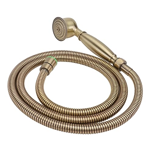 DIYEAH Retro Duschkopf Aus Messing Hochdruck Handbrause Mit Flexibler Schlauch Langlebig Und Hitzebeständig Badezimmer Zubehör Brausekopf Dusche Für Stilvolle Duscherlebnisse 1stück DIYEAH Retro Duschkopf Aus Messing Hochdruck Handbrause Mit Flexibler Schlauch Langlebig Und Hitzebeständig Badezimmer Zubehör Brausekopf Dusche Für Stilvolle Duscherlebnisse 1stück von DIYEAH