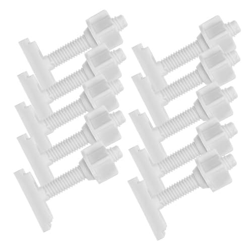 DIYEAH 10 Sets Toilettendeckel Befestigungszubehör Toilettensitz Ersatzteile Toilettendeckelschrauben Ersatz Toilettensitzschrauben Bolzensatz Toilettensitzscharniere DIYEAH 10 Sets Toilettendeckel Befestigungszubehör Toilettensitz Ersatzteile Toilettendeckelschrauben Ersatz Toilettensitzschrauben Bolzensatz Toilettensitzscharniere von DIYEAH