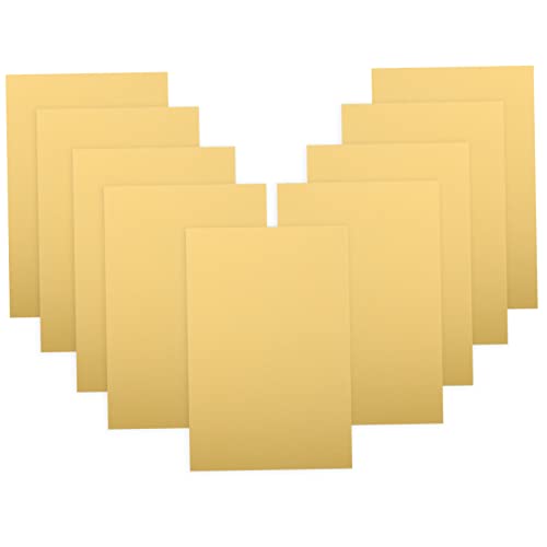 DIYEAH 10 Stück Aluminium Sublimation Blanks für DIY Fotodruck Metallplatten für Projekte Langlebig und Einfach zu Verwenden für Personalisierte Schilder und Bilder von DIYEAH