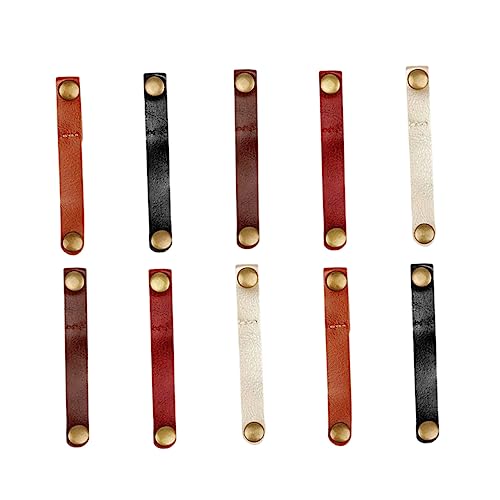 DIYEAH 10 Stück Leder Kabel Organizer Vielseitige Kabelhalter für USB Kabel Kabelmanagement für Schreibtisch und Zuhause Farben Je DIYEAH 10 Stück Leder Kabel Organizer Vielseitige Kabelhalter für USB Kabel Kabelmanagement für Schreibtisch und Zuhause Farben Je von DIYEAH