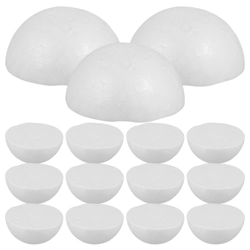 DIYEAH 10stücke Weiße Halbkugel Styropor Schmücken DIY Bastelmaterial Für Weihnachts Partykreativität DIYEAH 10stücke Weiße Halbkugel Styropor Schmücken DIY Bastelmaterial Für Weihnachts Partykreativität von DIYEAH