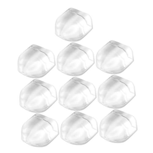 DIYEAH 10 Stück Selbstklebende Silikon Türstopper Bodenmontiert Geräuschdämpfend Transparent Starke Haftung Kratzfreier Wand Bodenschutz für Zuhause und Büro von DIYEAH