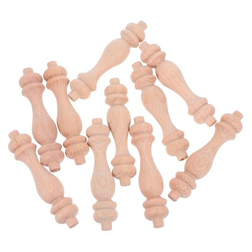 DIYEAH 10 Stück Teiliges Baluster mit Filigranen Römischen Säulenköpfen Unlackierte Treppen Geländer Spindeln für Diy Möbel und Treppendekoration Vielseitige Handlauf Bauteile für von DIYEAH