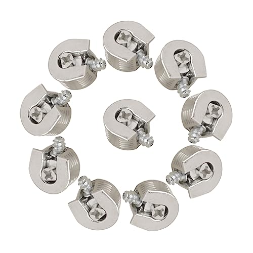 DIYEAH 10 Stück Teiliges Eccentric Furniture Connector Zinklegierung Regalbretthalter für Stabile Möbelverbindungen für Schränke und Büroeinrichtungen DIYEAH 10 Stück Teiliges Eccentric Furniture Connector Zinklegierung Regalbretthalter für Stabile Möbelverbindungen für Schränke und Büroeinrichtungen von DIYEAH