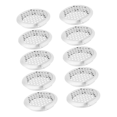 DIYEAH 10 Stück Teiliges Edelstahl Lüftungsgitter mit Rundloch für Schuhschrank Garderobe Schrank Rostfrei Feines Mesh Atmungsaktiv zur Luftzirkulation und Belüftung DIYEAH 10 Stück Teiliges Edelstahl Lüftungsgitter mit Rundloch für Schuhschrank Garderobe Schrank Rostfrei Feines Mesh Atmungsaktiv zur Luftzirkulation und Belüftung von DIYEAH